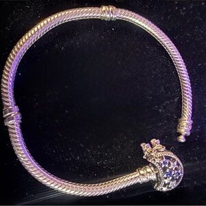 Pandora Silver Bracelet with Starry Charm